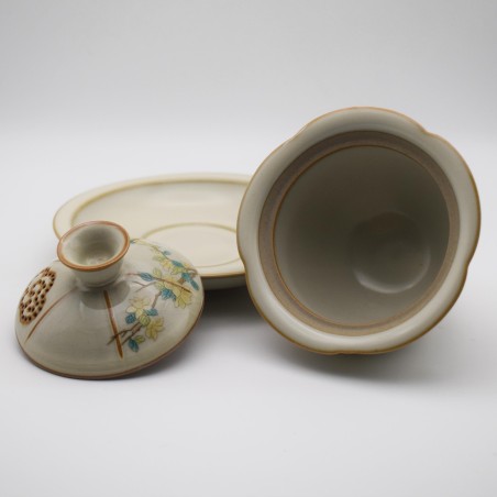Love Cat Gaiwan Teacup with Tea Tray and Lid