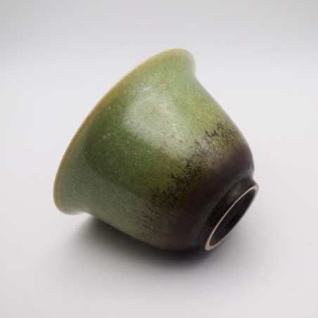 Starry Green Porcelain Teacup