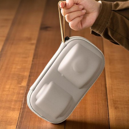 Minimalist Portable Ceramic Travel Tea Set