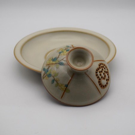 Love Cat Gaiwan Teacup with Tea Tray and Lid